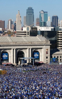Royals Parade With Union Station