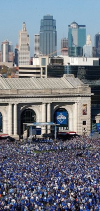Royals Parade With Union Station