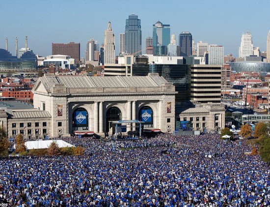 Royals Parade With Union Station