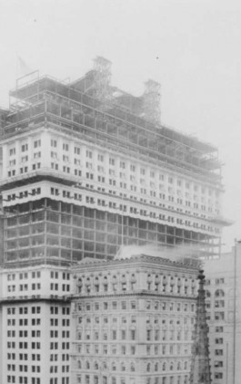 Trinity Church Lower Manhattan Wall Street 1914 New York City Cropped