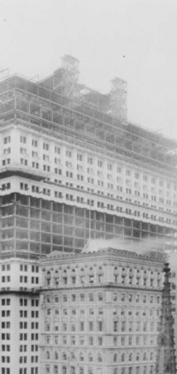 Trinity Church Lower Manhattan Wall Street 1914 New York City Cropped