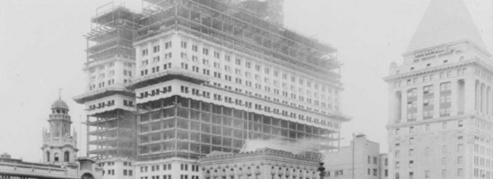 Trinity Church Lower Manhattan Wall Street 1914 New York City Cropped