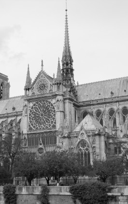 Black And White Building Paris Monument Church Cathedral Monochrome Place Of Worship Monastery History Gothic Architecture Notre Dame Monochrome Photography 777490