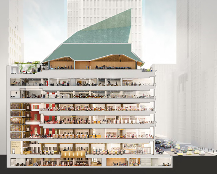 A Spectacular New-Generation Library in the Heart of Manhattan: 2580 NYPL SNFL JBartlest8