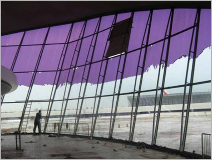 TWA Hotel: TWA Purple Window