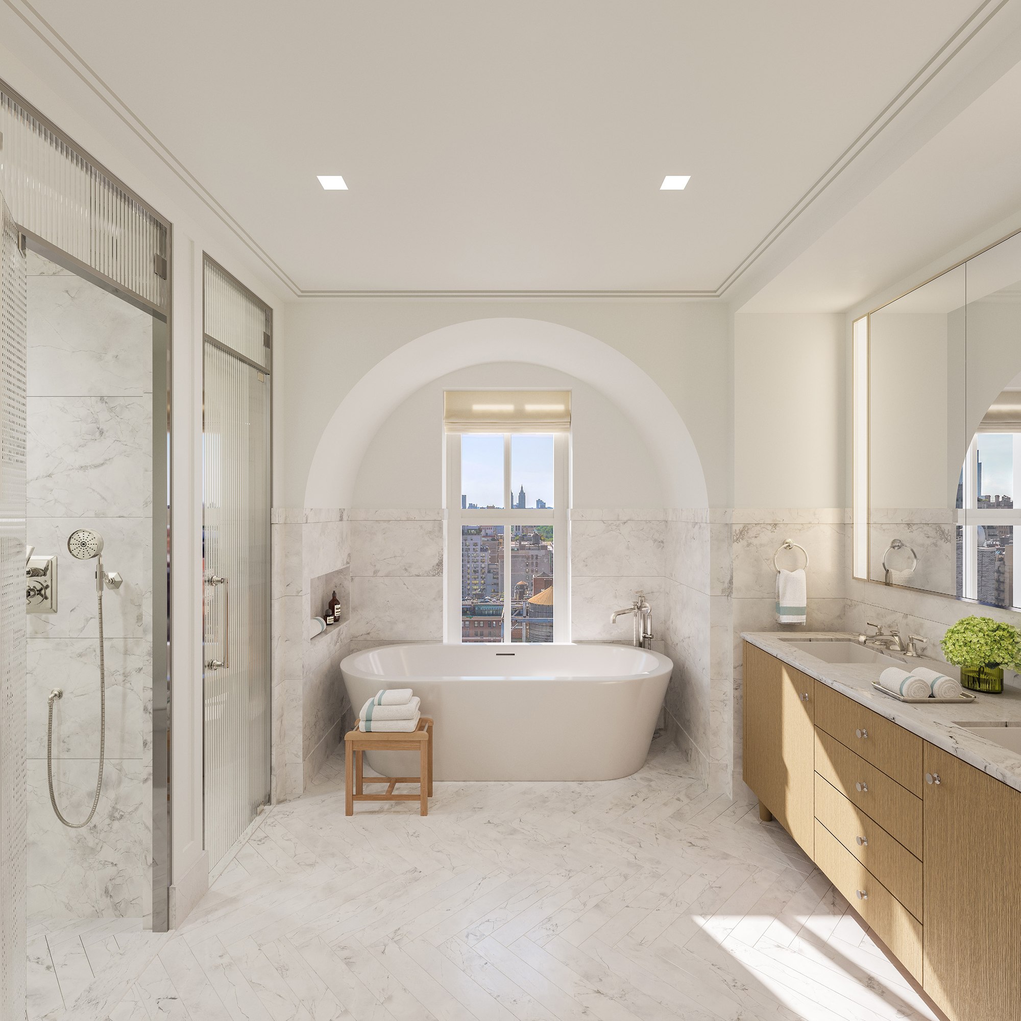 200 East 75th Street: 200E75thSt Bath Rend01 Web