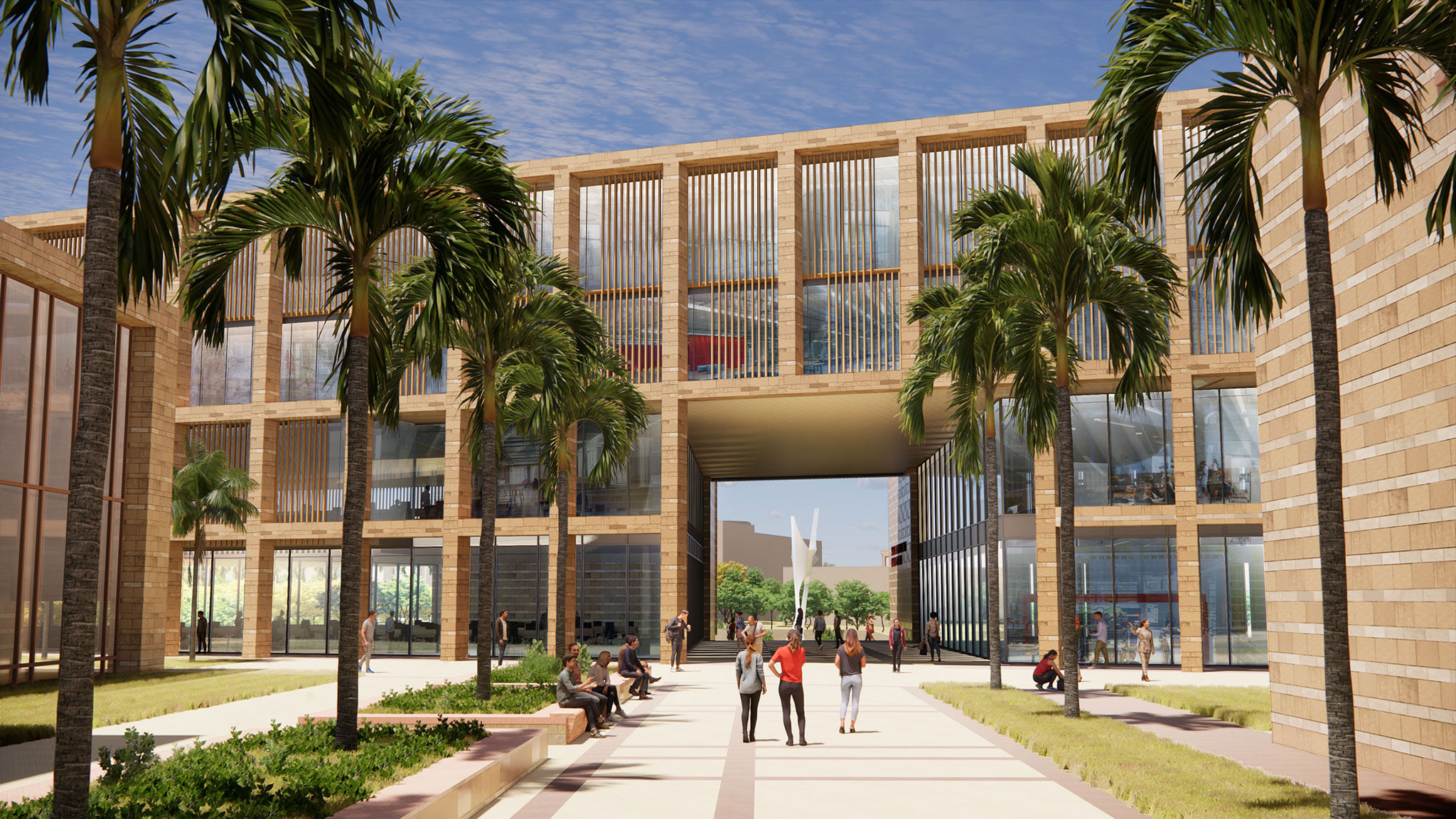 American University in Cairo Master Plan: AUC PLP DS School Rend01