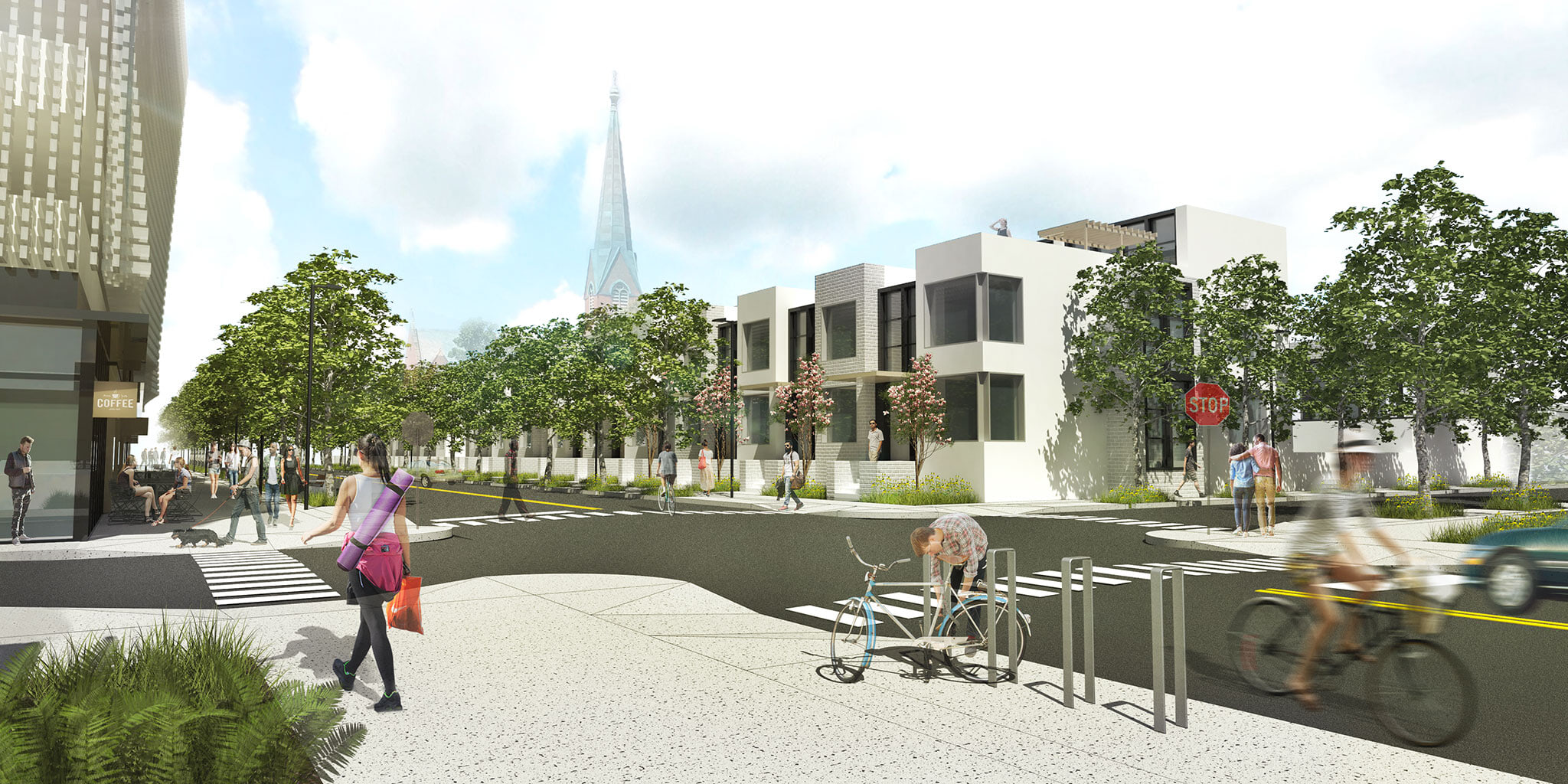 Envision Columbus: Downtown Strategic Development Plan: EnvisionColumbus PLP Townhomes Rend01