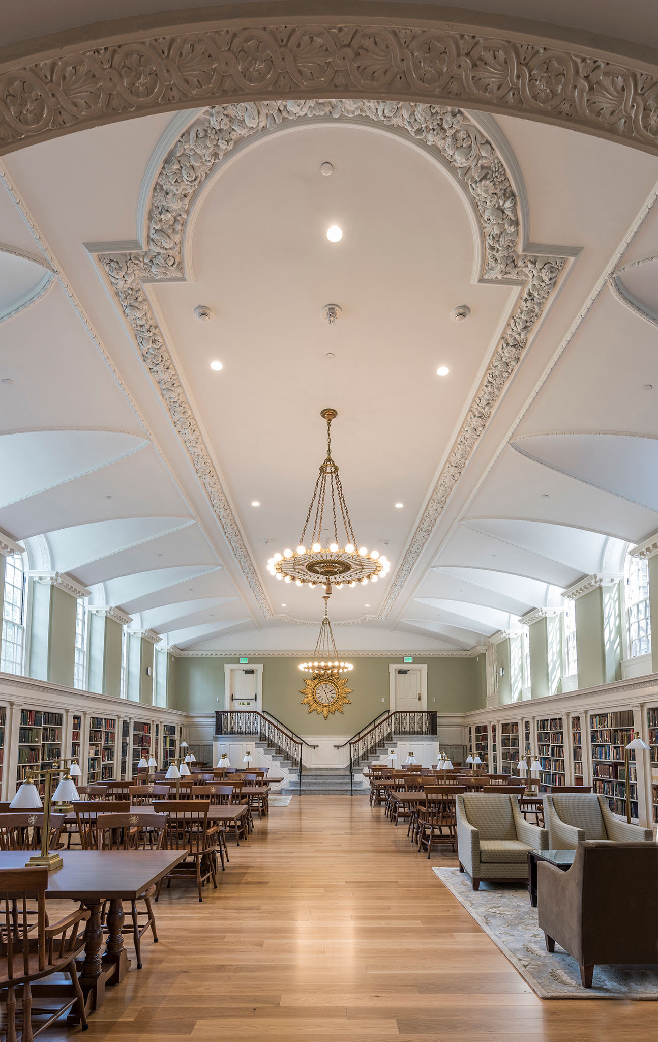 Harvard Undergraduate House Renewal, Winthrop House: Harvard Winthrop PLP Library Int01