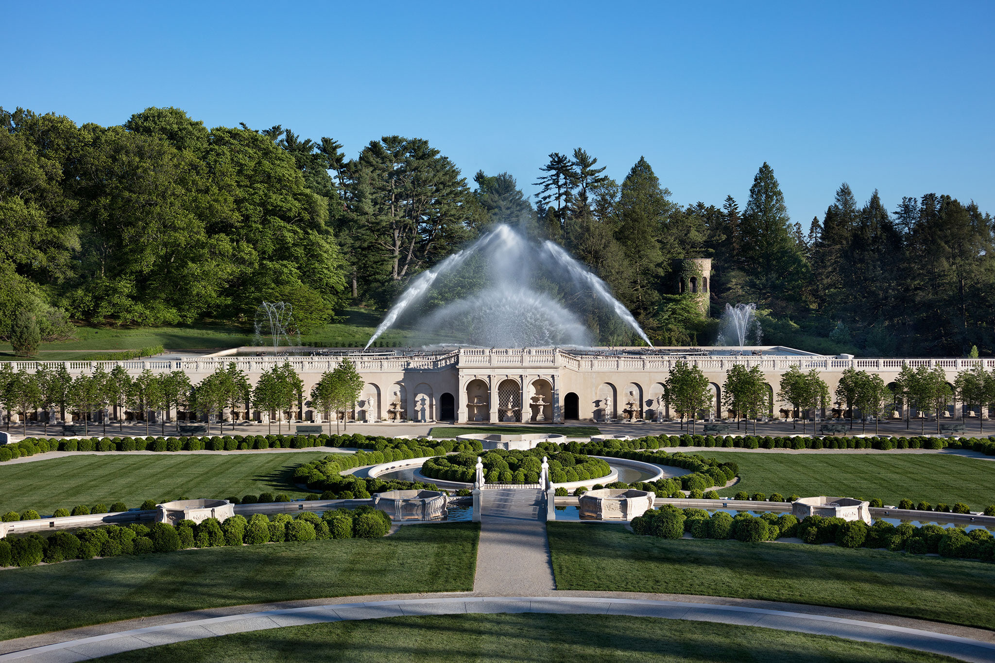 Longwood Gardens, Main Fountain Garden Restoration: LongwoodGardens PLP CentralLawn01 Copy