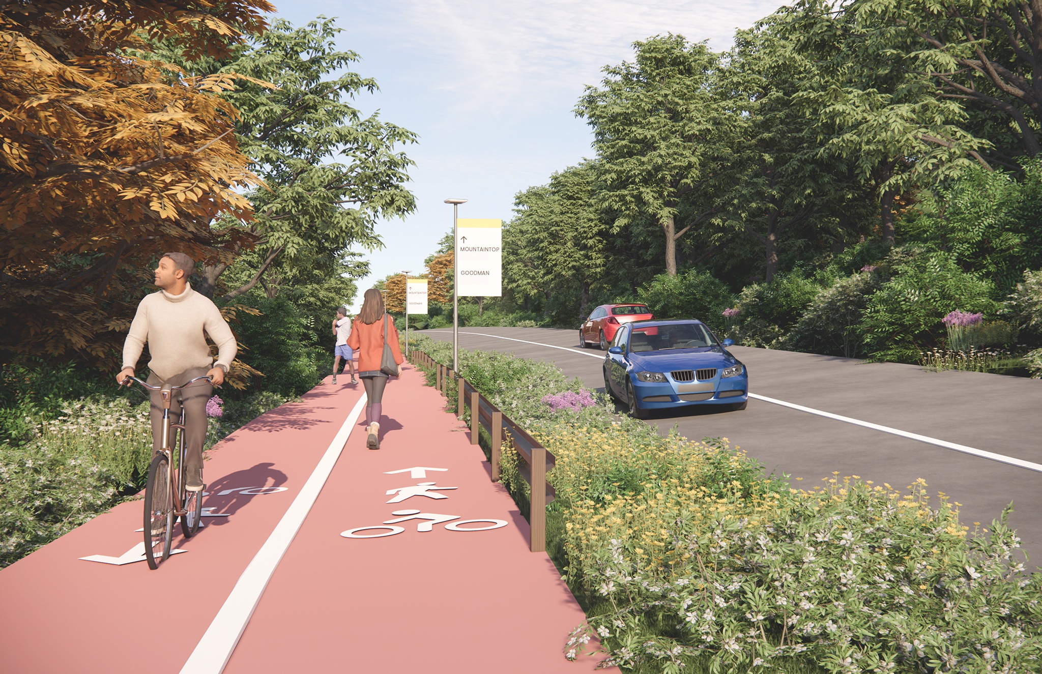 Lehigh University, Campus Master Plan: Multipurpose Path 2