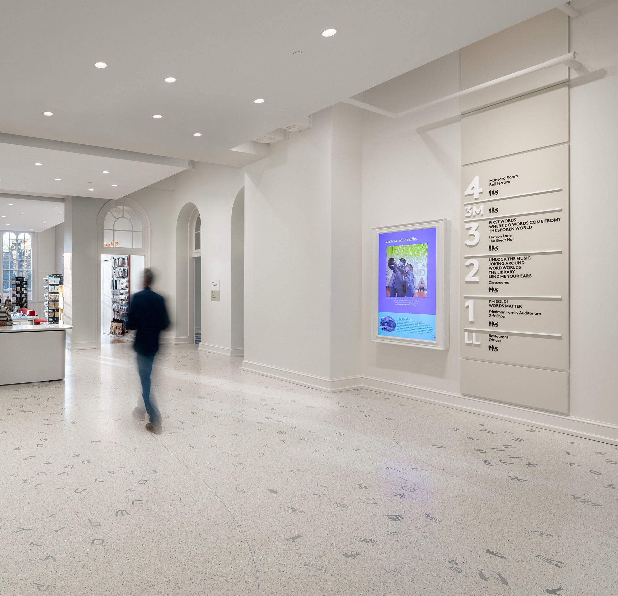 Planet Word Graphics & Wayfinding: Planet Word DC