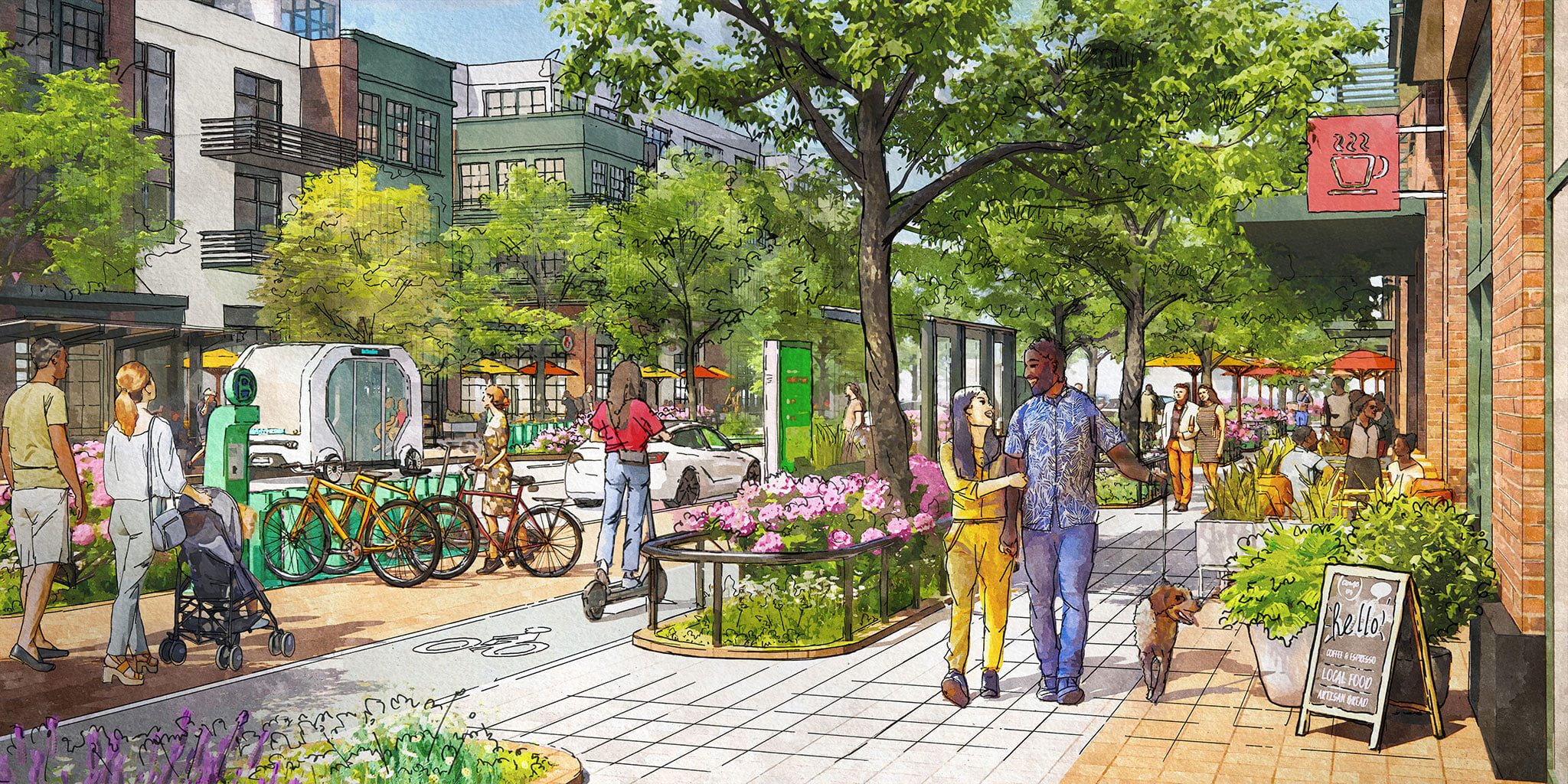 Verdae Master Plan: Verdae PLP 20220518CentralSt Rend01