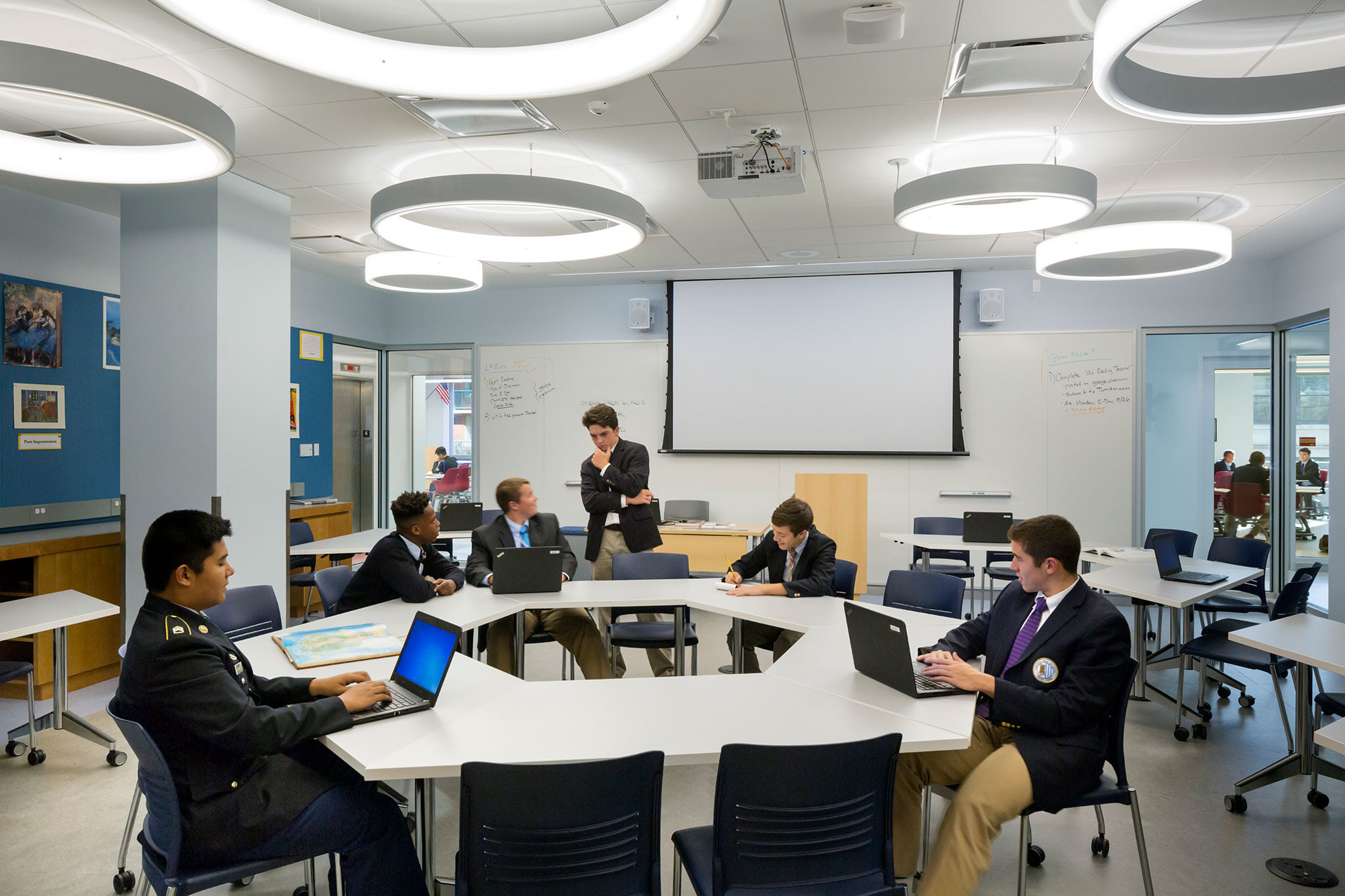 Xavier High School, Master Plan and Fernandez-Duminuco Hall: XavierHS PLP Classroom Int02 Copy