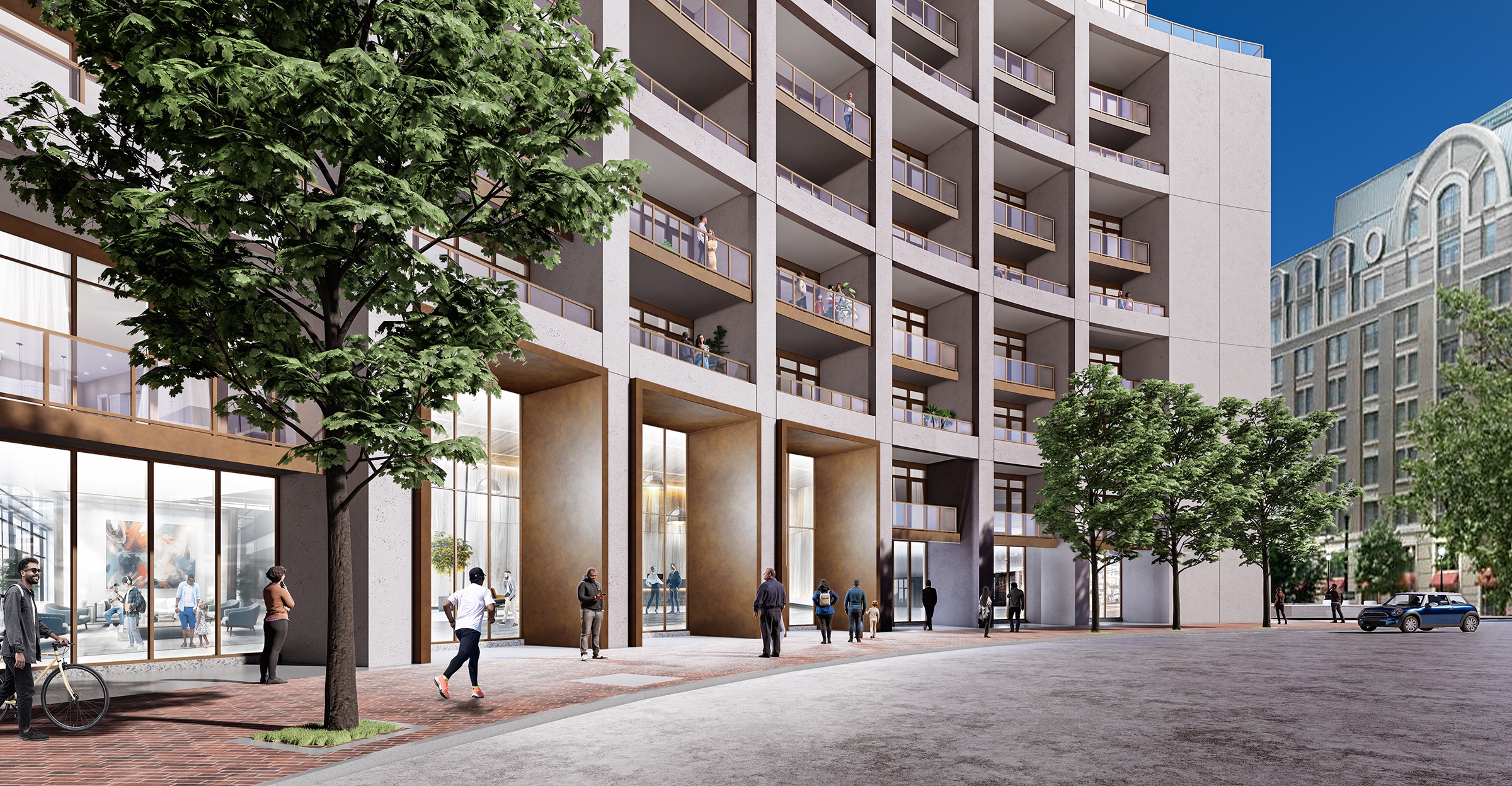 1250 Maryland Avenue SW: Renderings from 2024 CFA DD Submission, created by BBB