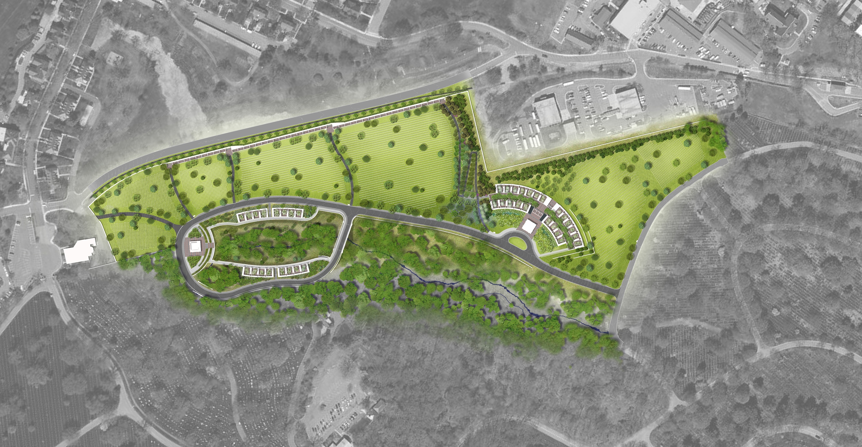 Arlington National Cemetery Millennium Project: Arlington Plan 0001 Spring