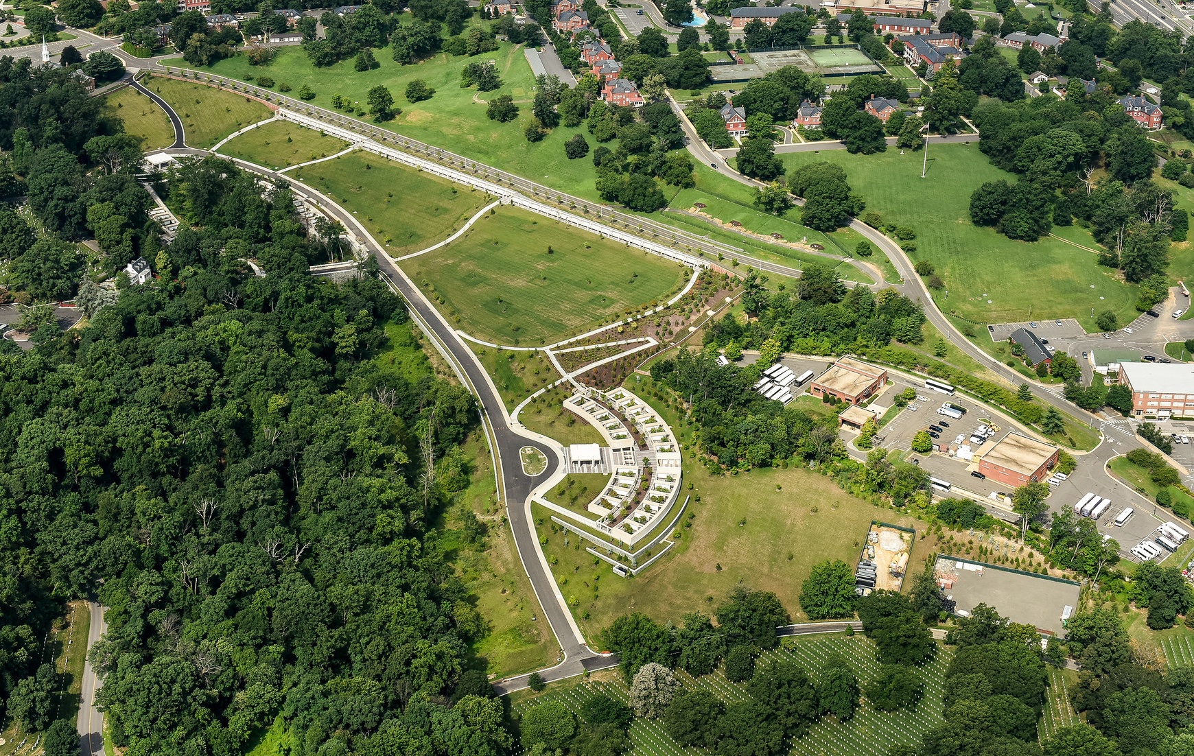 Arlington National Cemetery Millennium Project: Arlington aerial i vhmQWxh X4