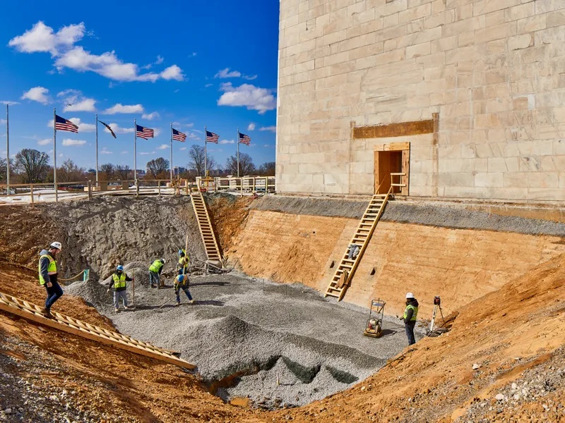 Washington Monument New Visitor Facility: GRUNLEY website photo 01