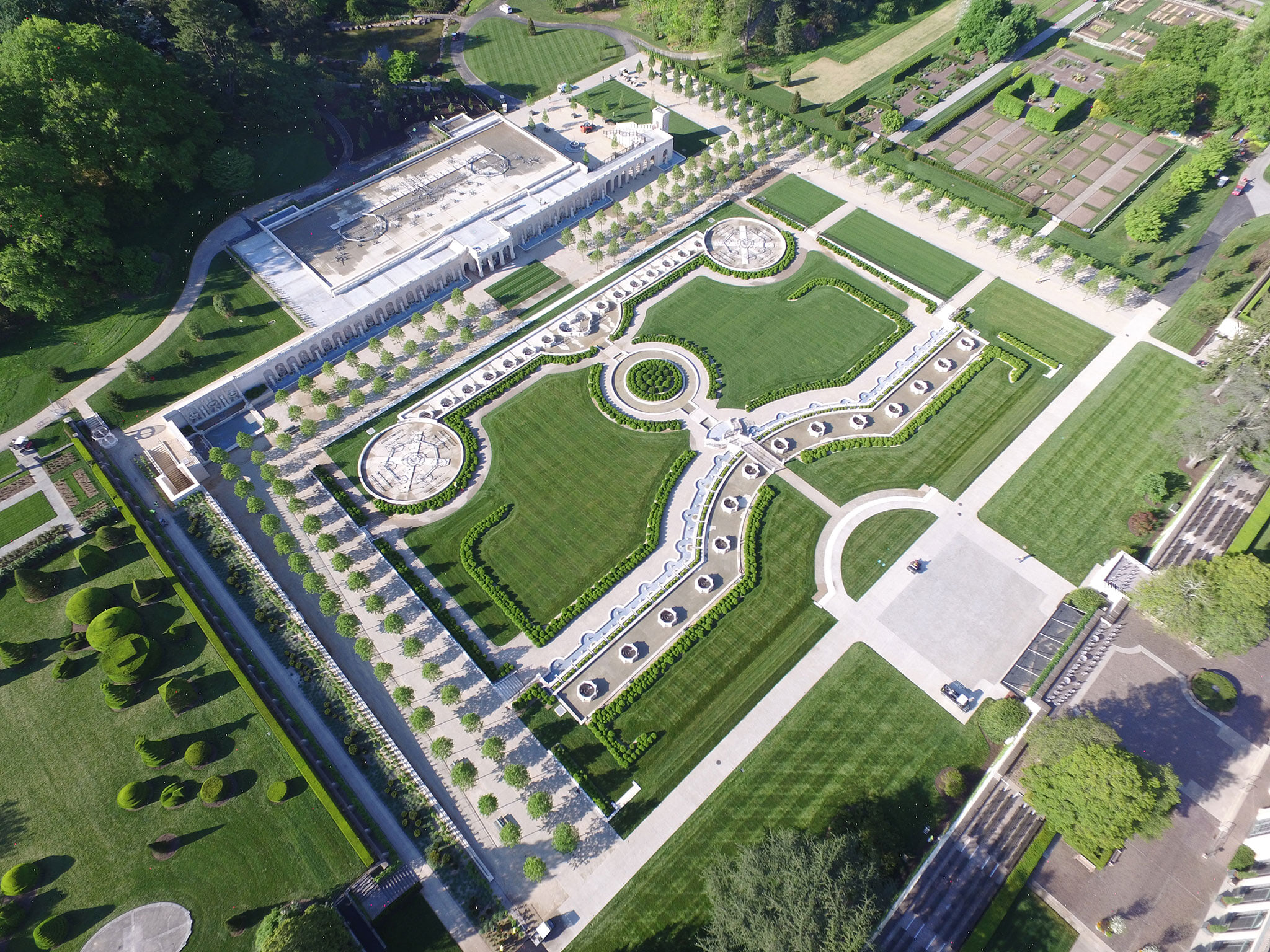 Longwood Gardens, Main Fountain Garden Restoration: Longwood 02