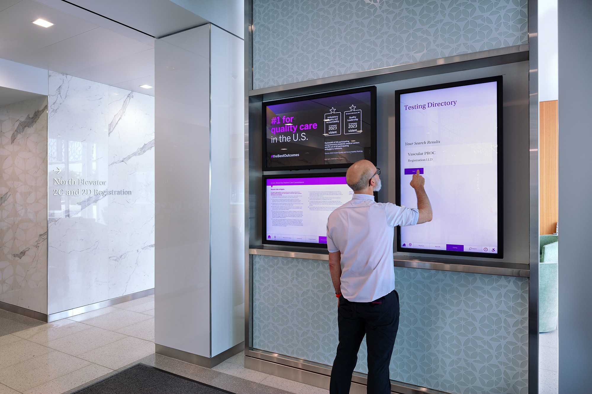 NYU Langone Health Digital Signage & Wayfinding: NYU Langone GardenCityNY Graphics04 Web