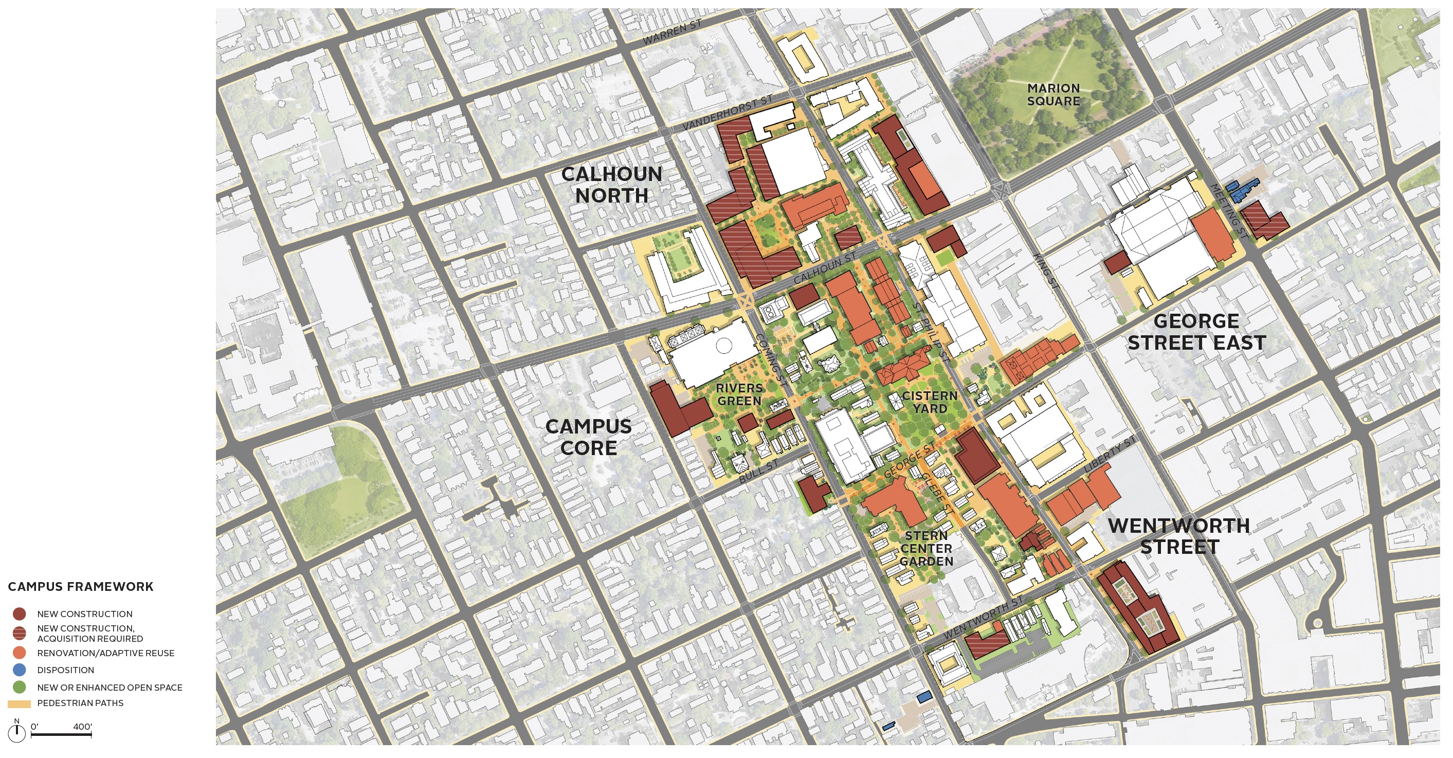 College of Charleston Campus Framework Plan: Screenshot