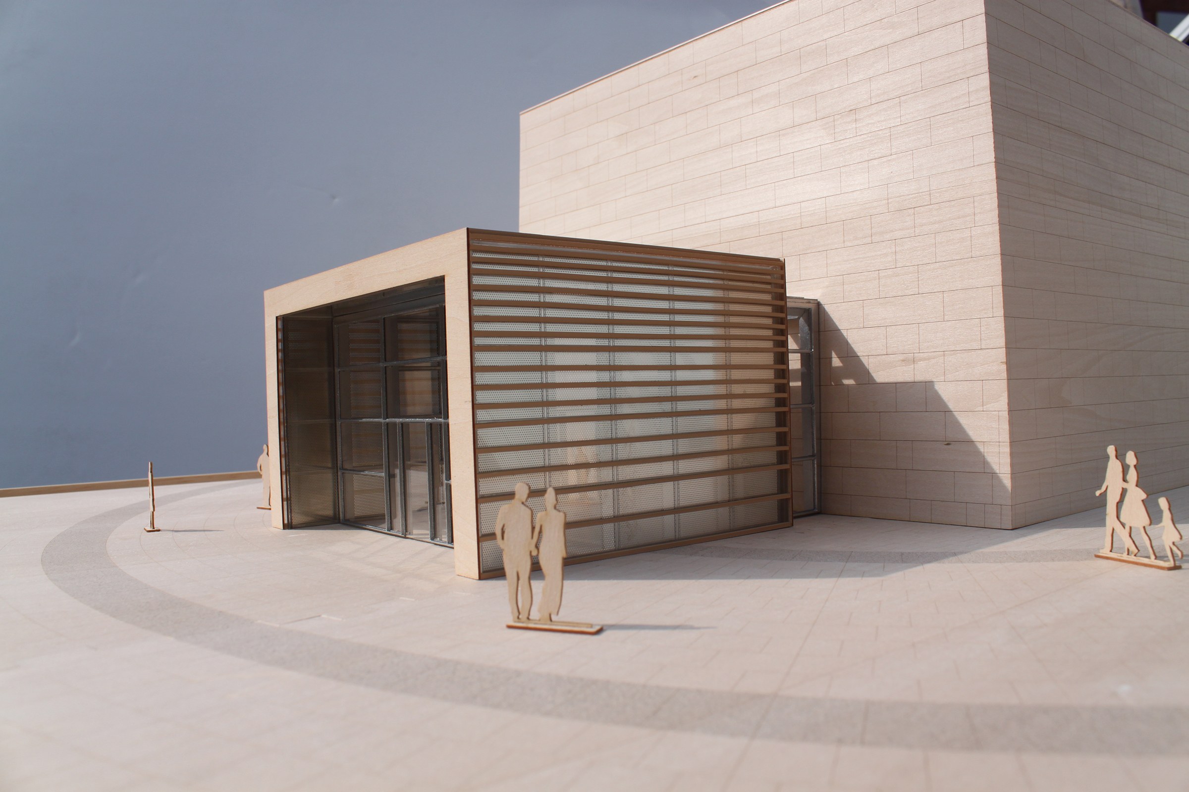 Washington Monument New Visitor Facility: WaMo VCtr Model02