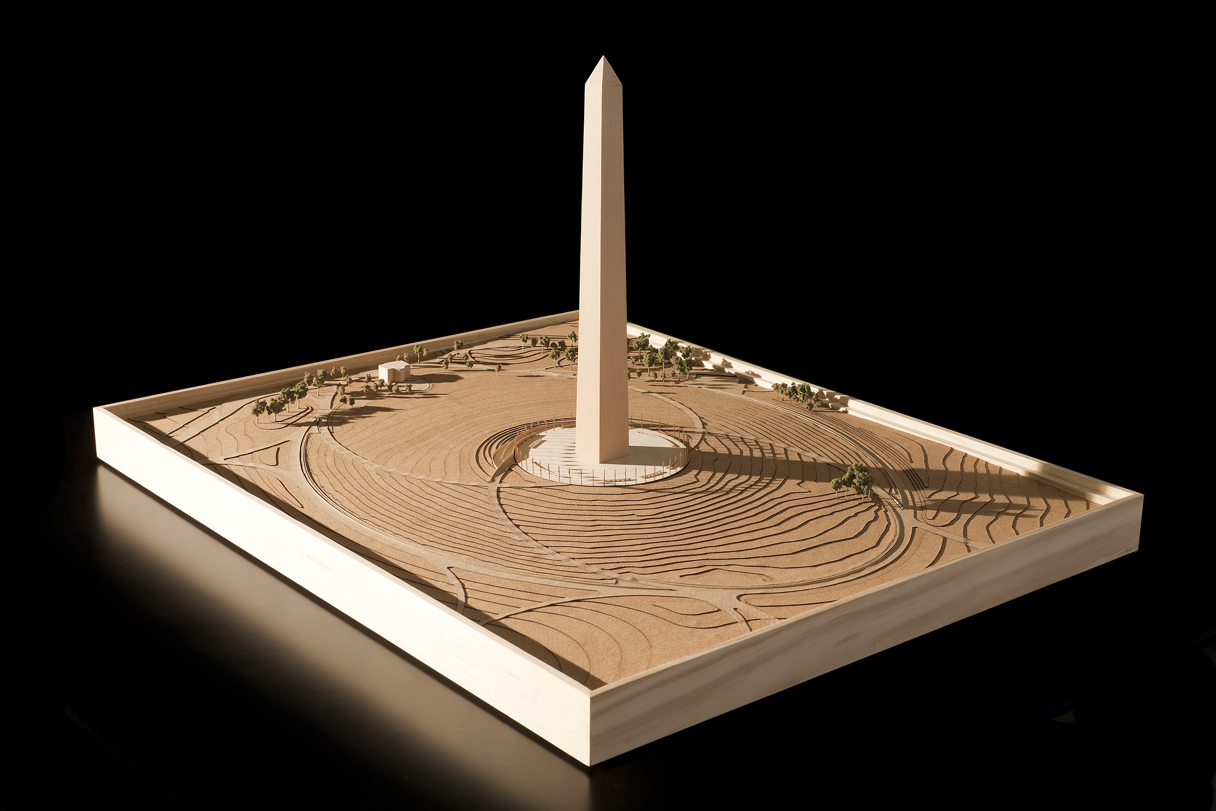 Washington Monument New Visitor Facility: Washington Monument Looking SE