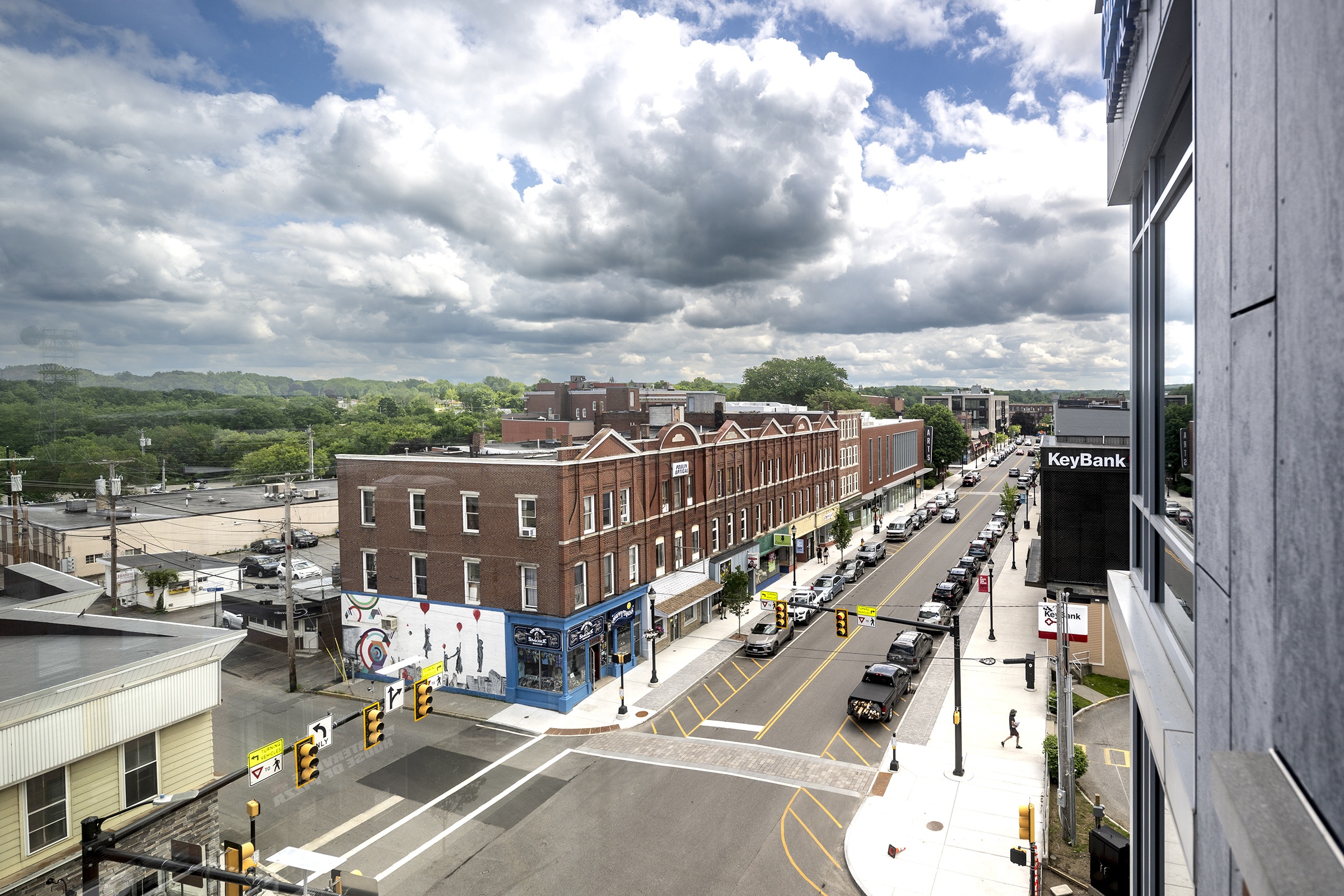 Downtown Waterville Revitalization: Waterville BirdsEye01 Copy