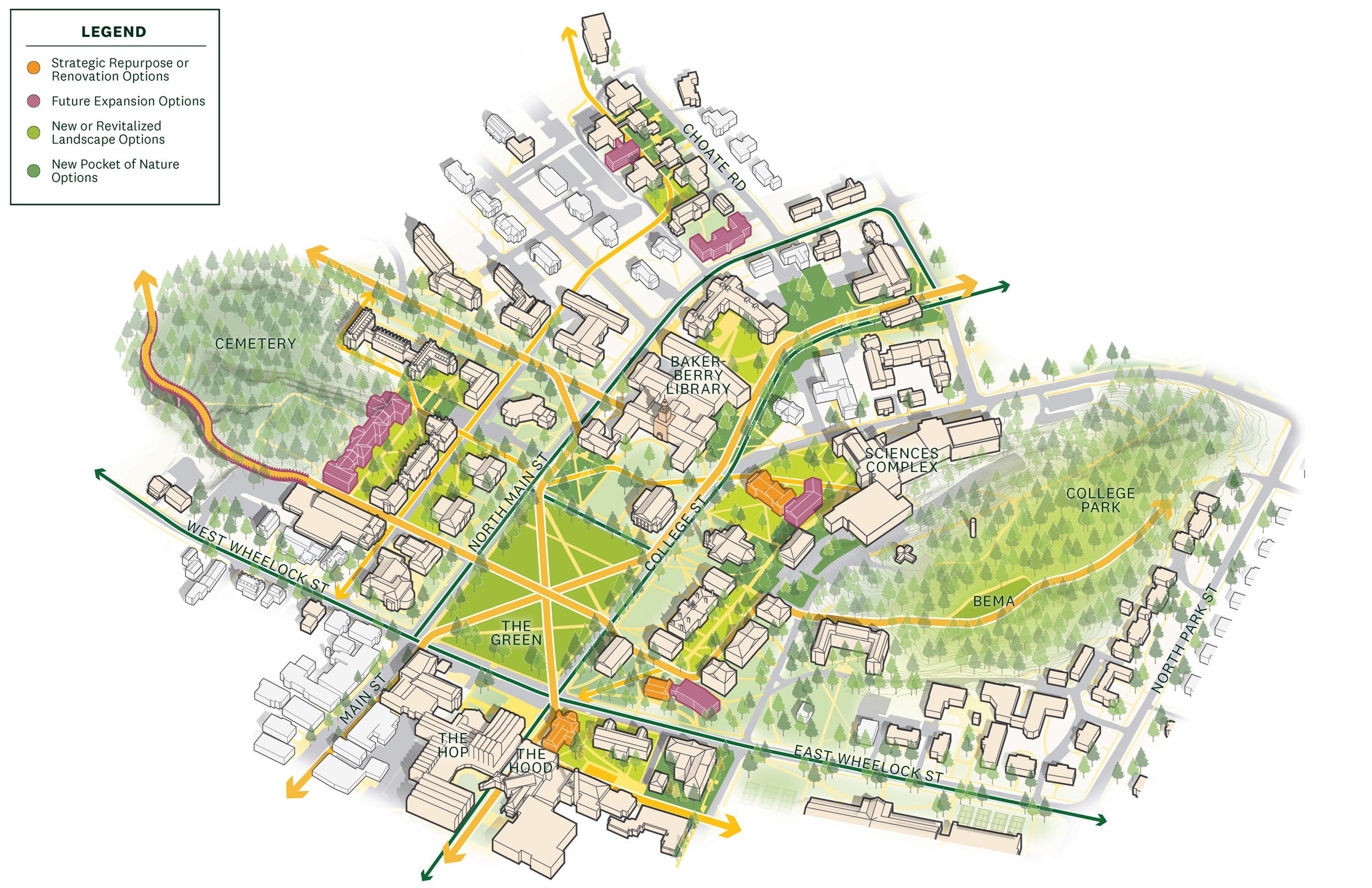Dartmouth Strategic Campus Framework: 2775 DartmouthMP 20210316HistoricCore Plan01 v2