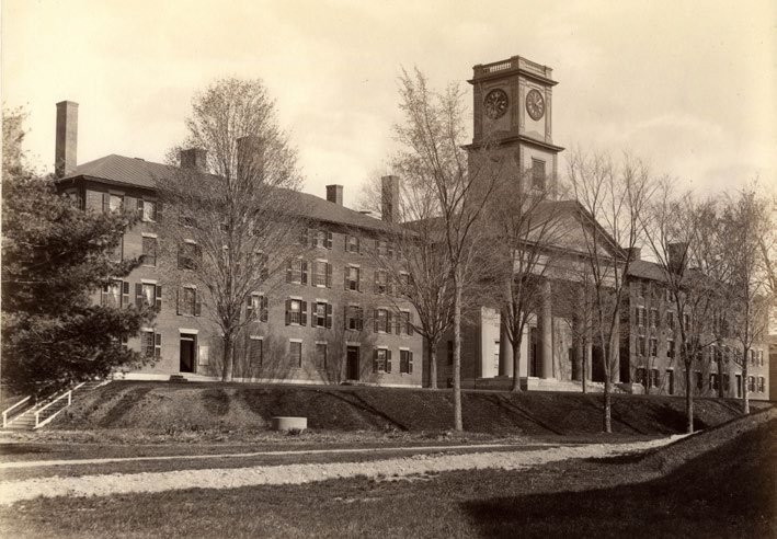 Amherst College, Campus Framework Plan: College Row, Irca 1885