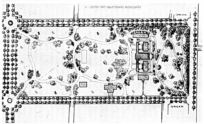 Amherst College, Campus Framework Plan: Frederick Law Olmsted Plan, Ca 1840