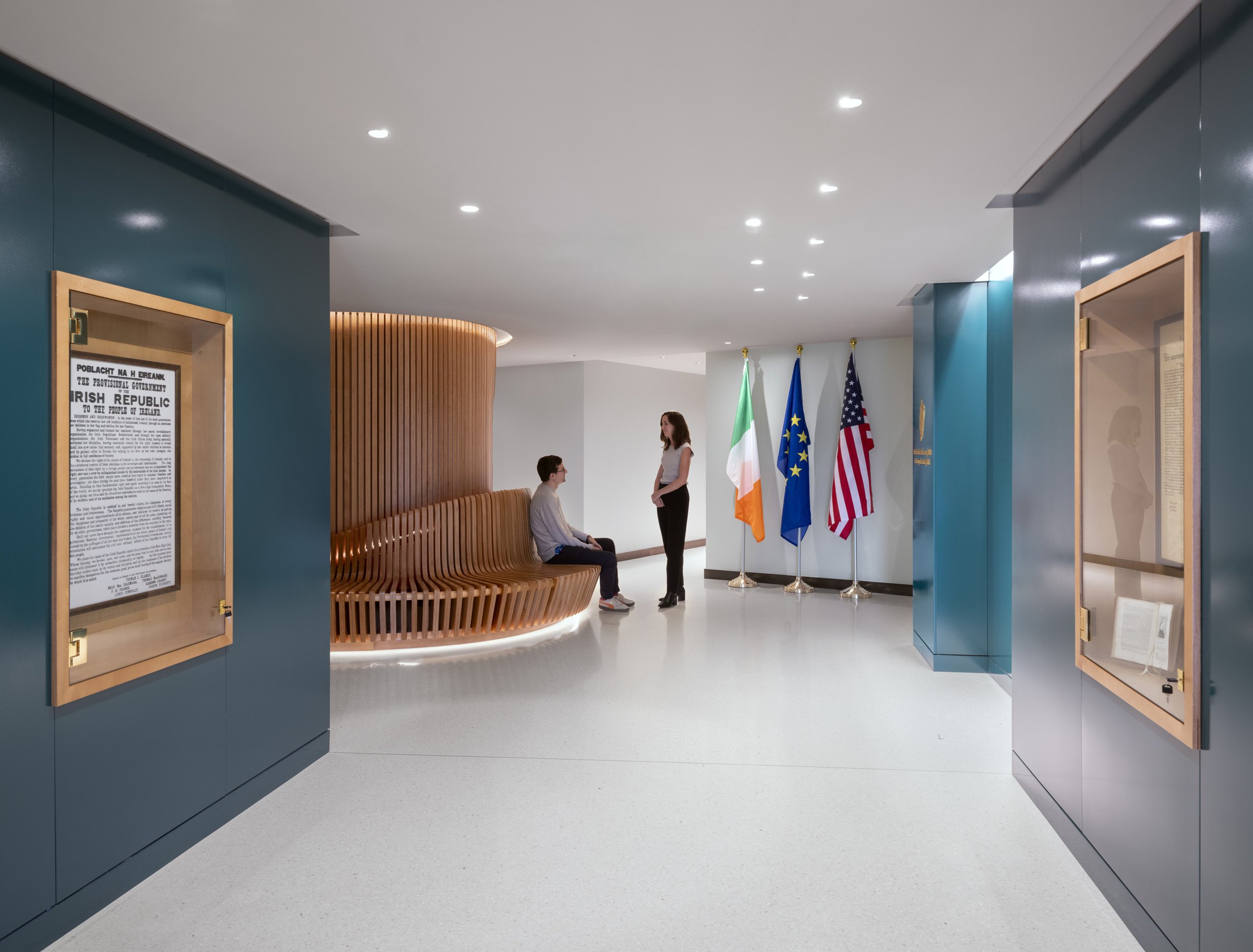 Embassy of Ireland in the United States: IrishEmbassy ExhibitArea Int01