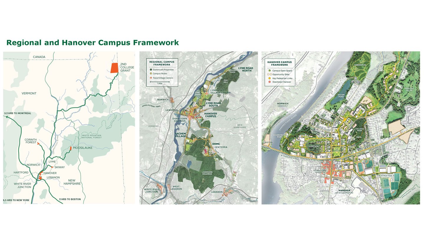 Dartmouth Strategic Campus Framework: Set of 3 plans