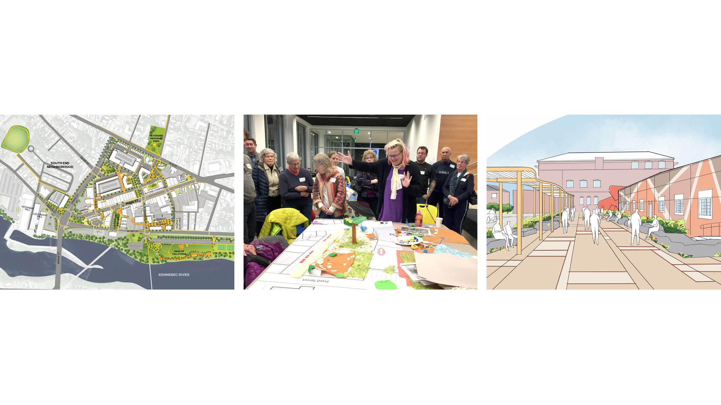 Downtown Waterville Revitalization: Triptych Artwalk