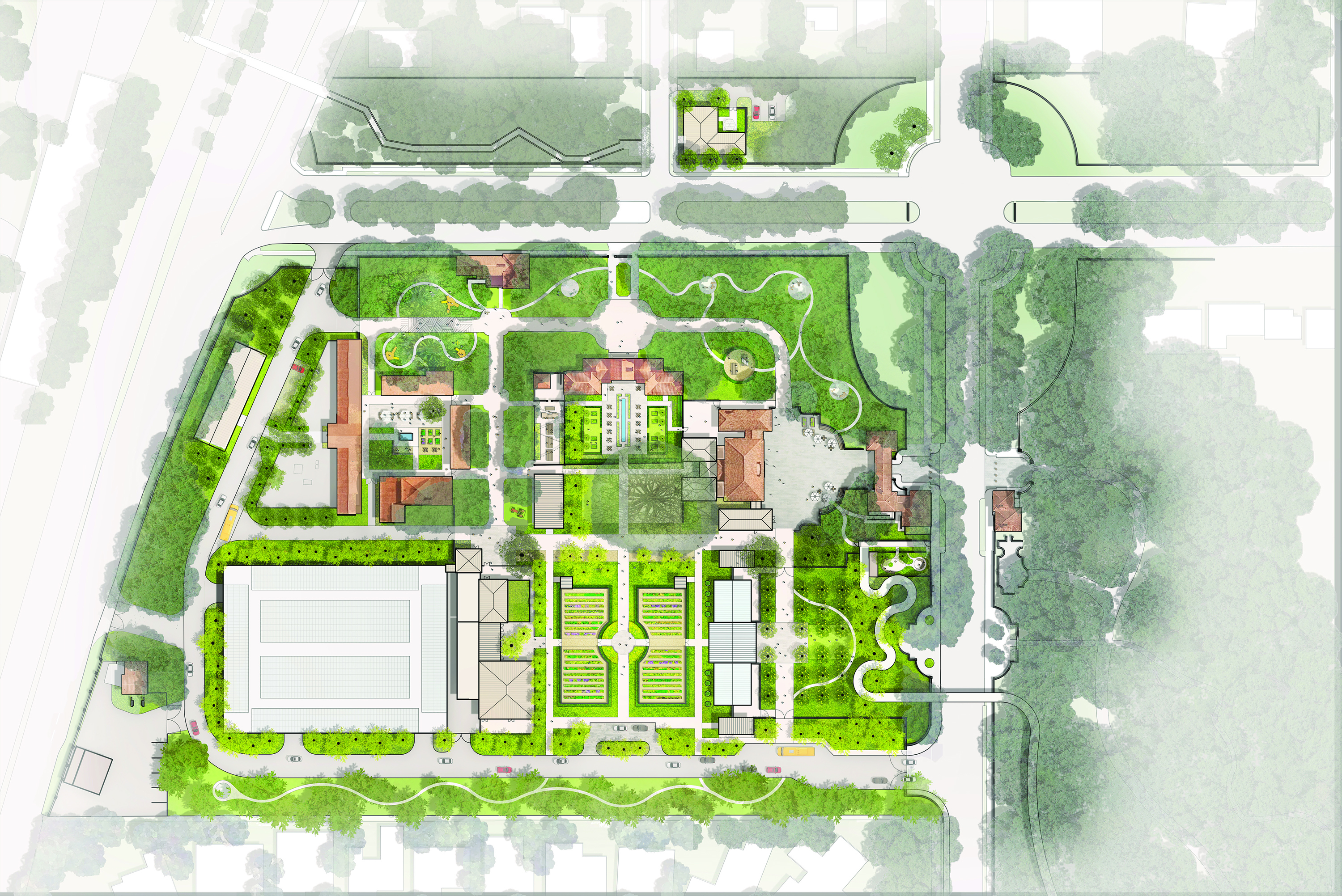 Vizcaya Museum & Gardens: Vizcaya Plan Nolabels