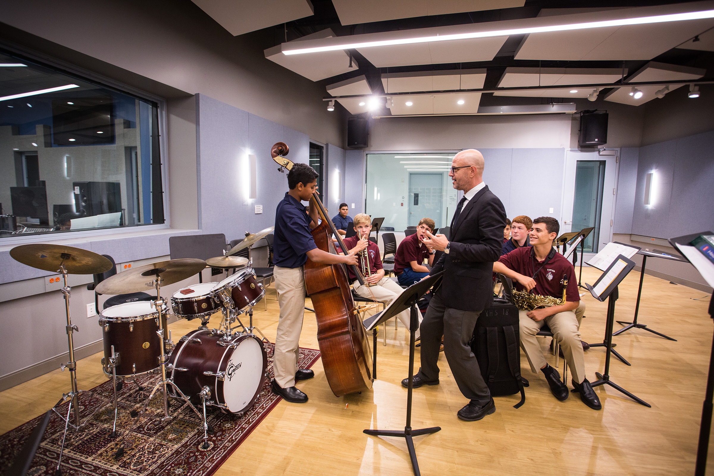 Xavier High School, Master Plan and Fernandez-Duminuco Hall: XavierHS MusicRoom Int16 copy