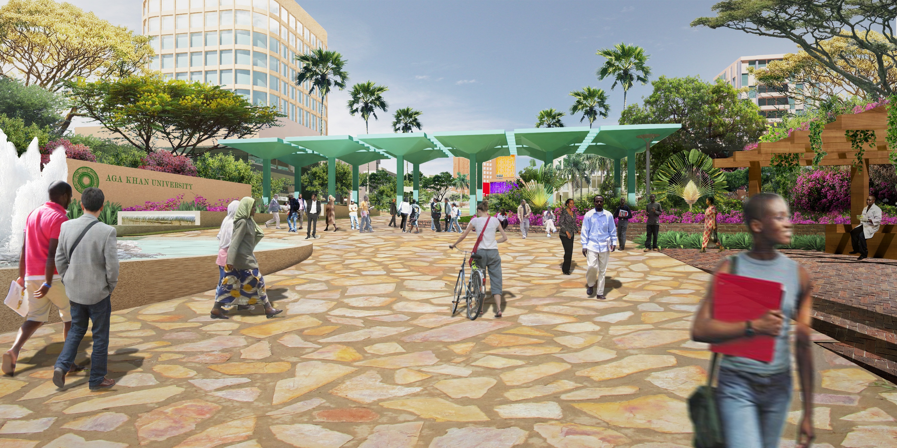 Aga Khan University Hospital & Wellness Campus: jinja road entry