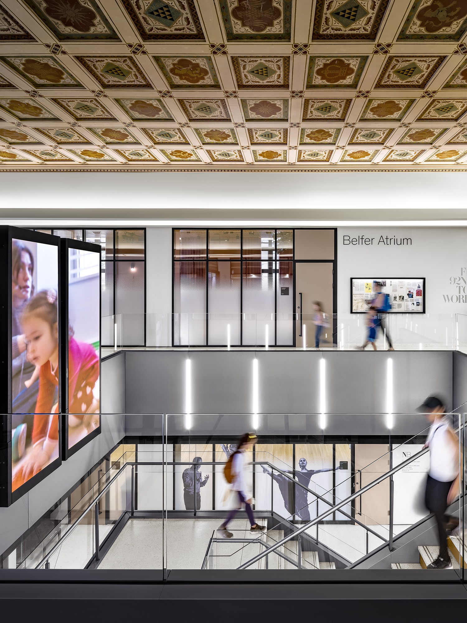 92NY: Public Space Transformation: 92NY NorthLobby Int02 WebPic